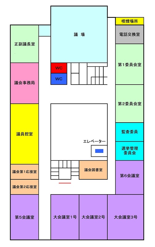 本庁3階平面図