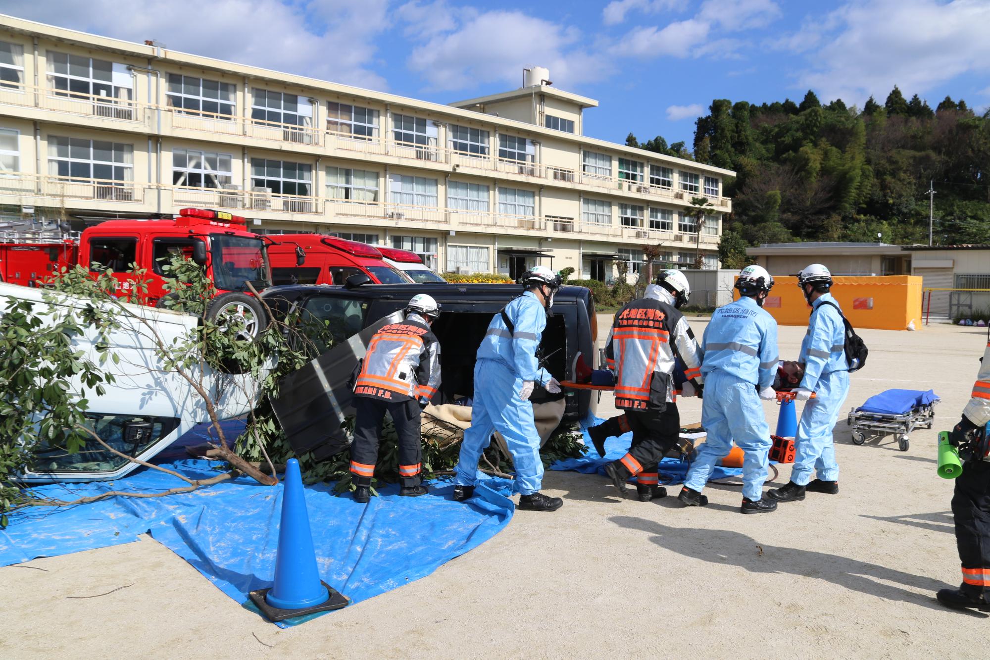 部隊運用訓練の様子