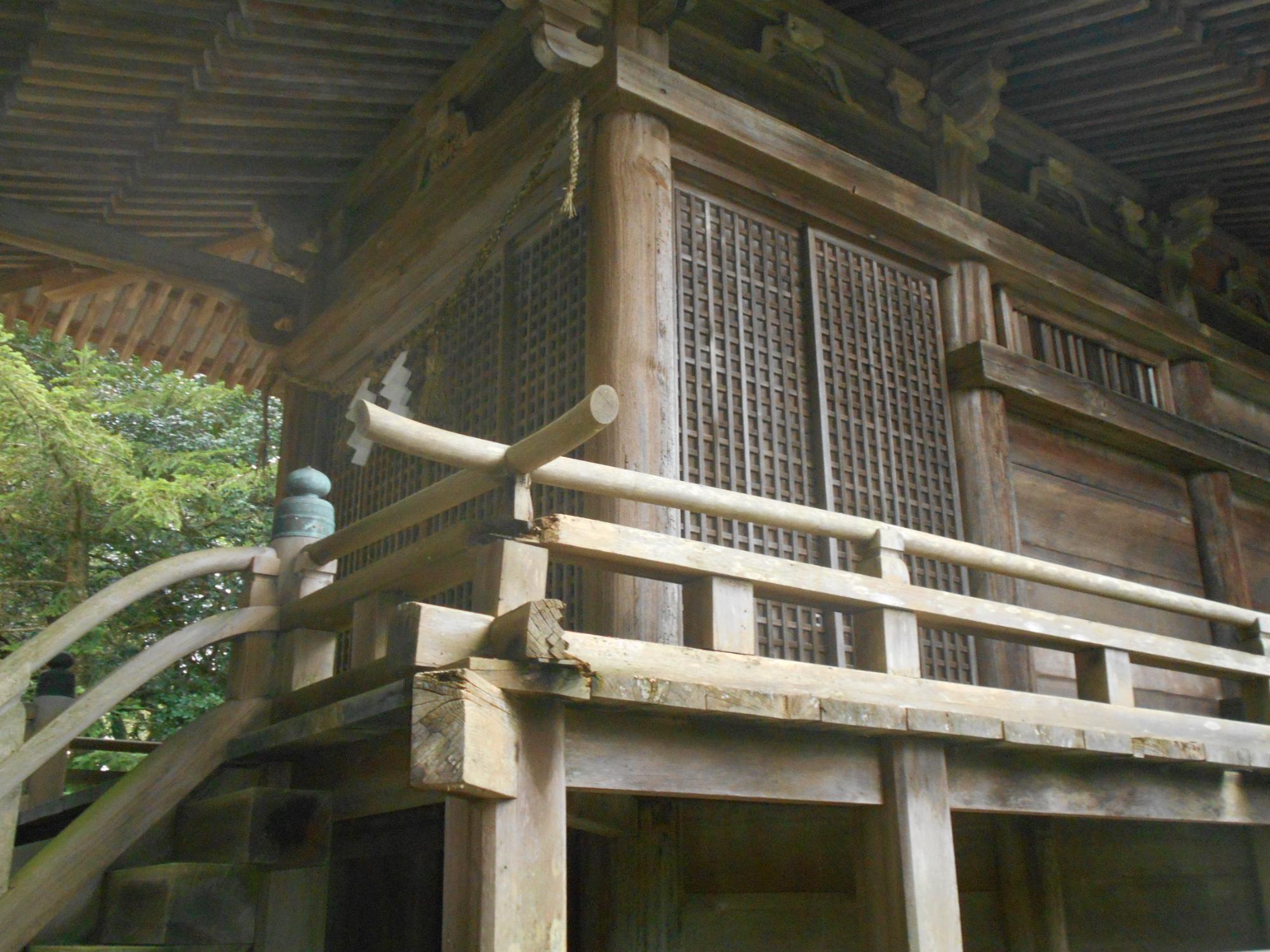 石城神社木部の写真