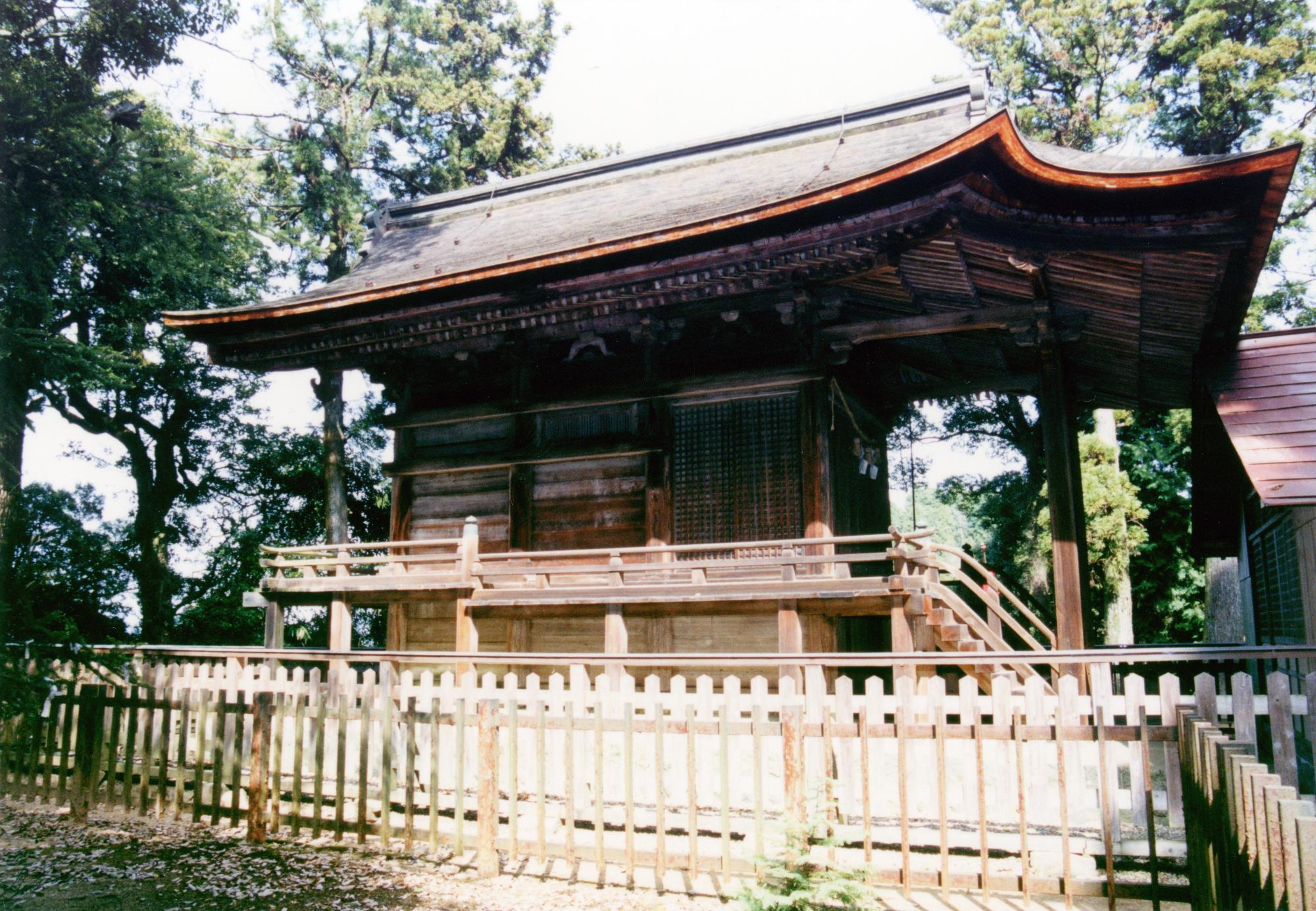 石城神社本殿の写真