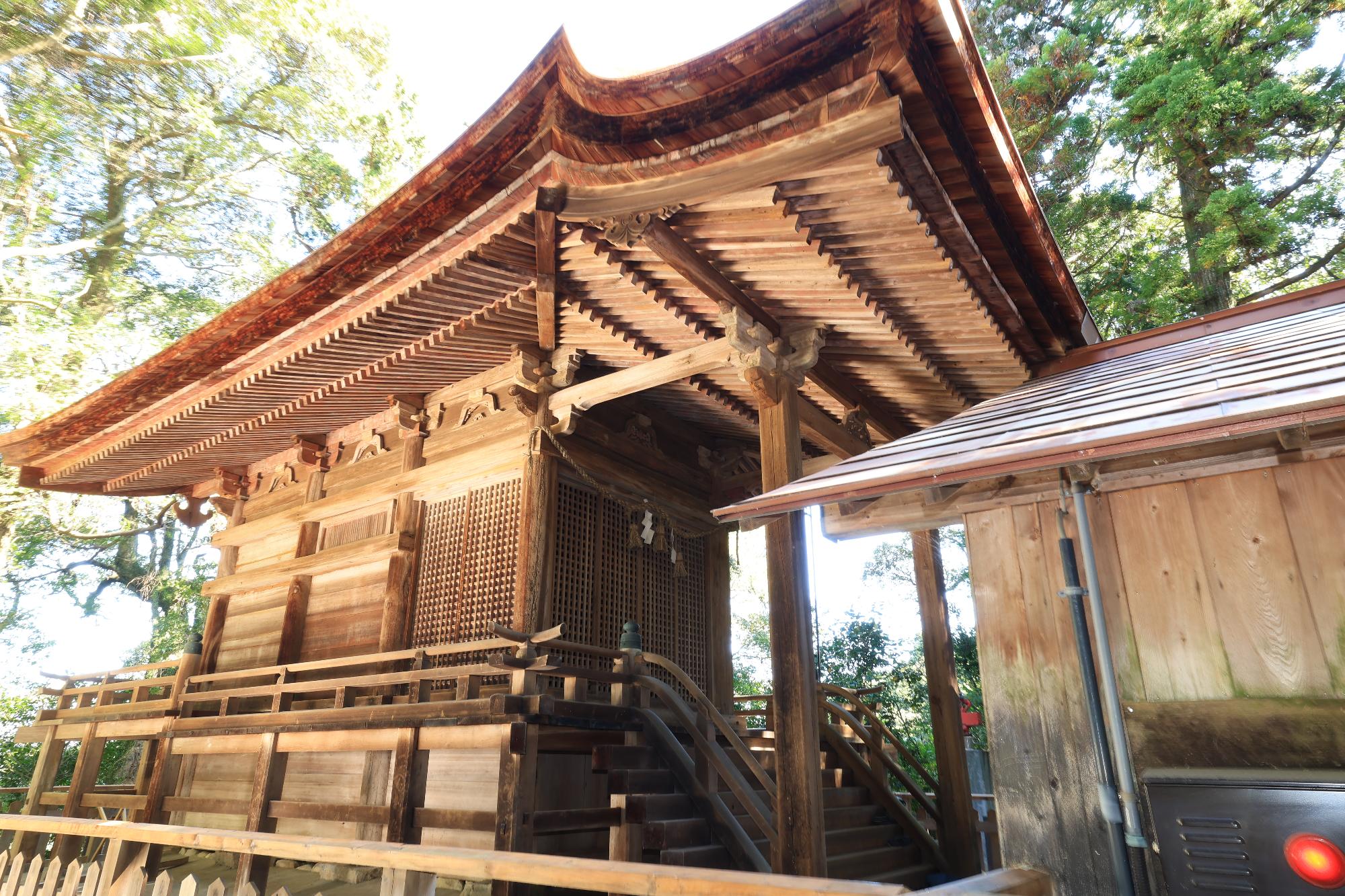 石城神社本殿の写真
