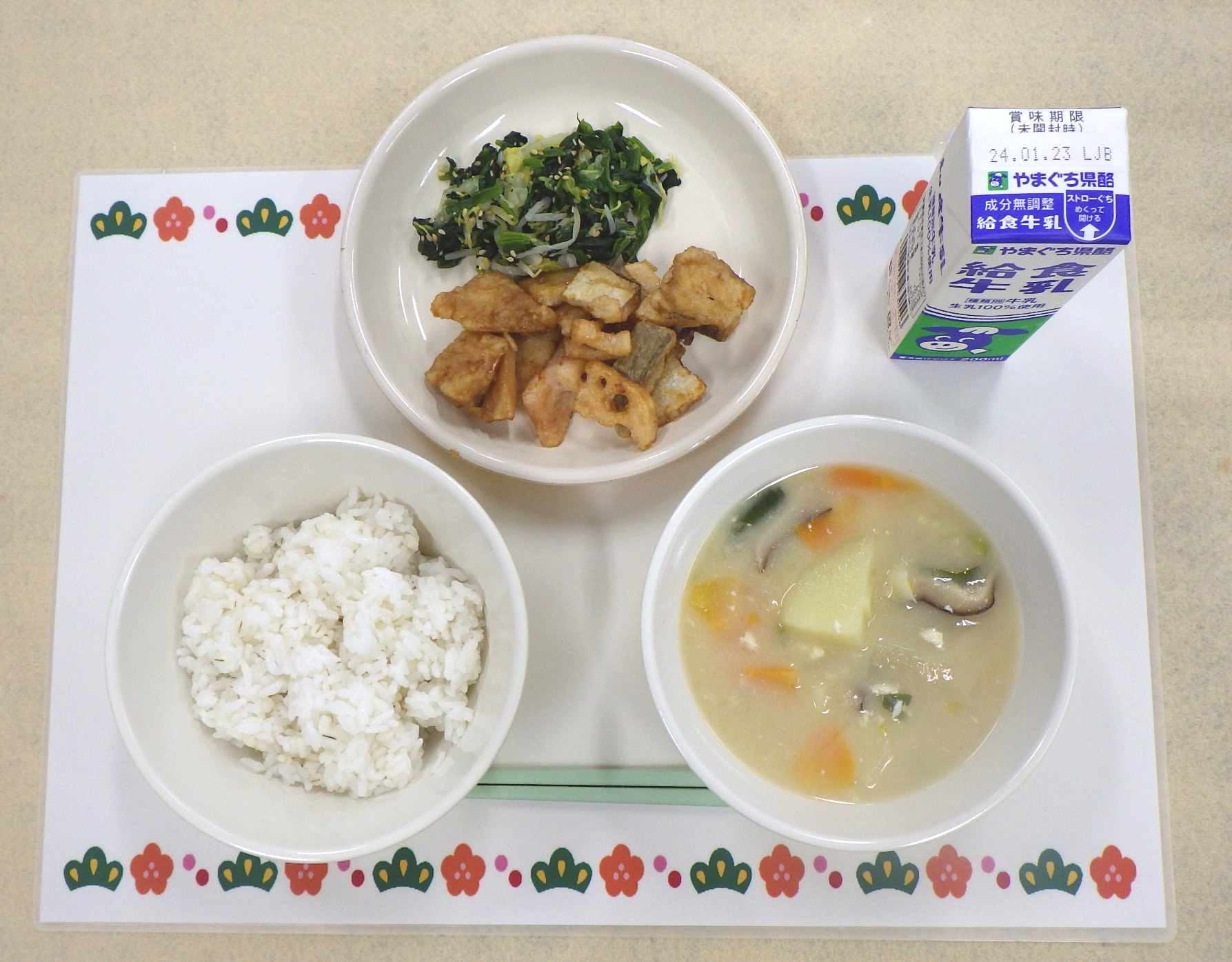 1月15日の給食の写真