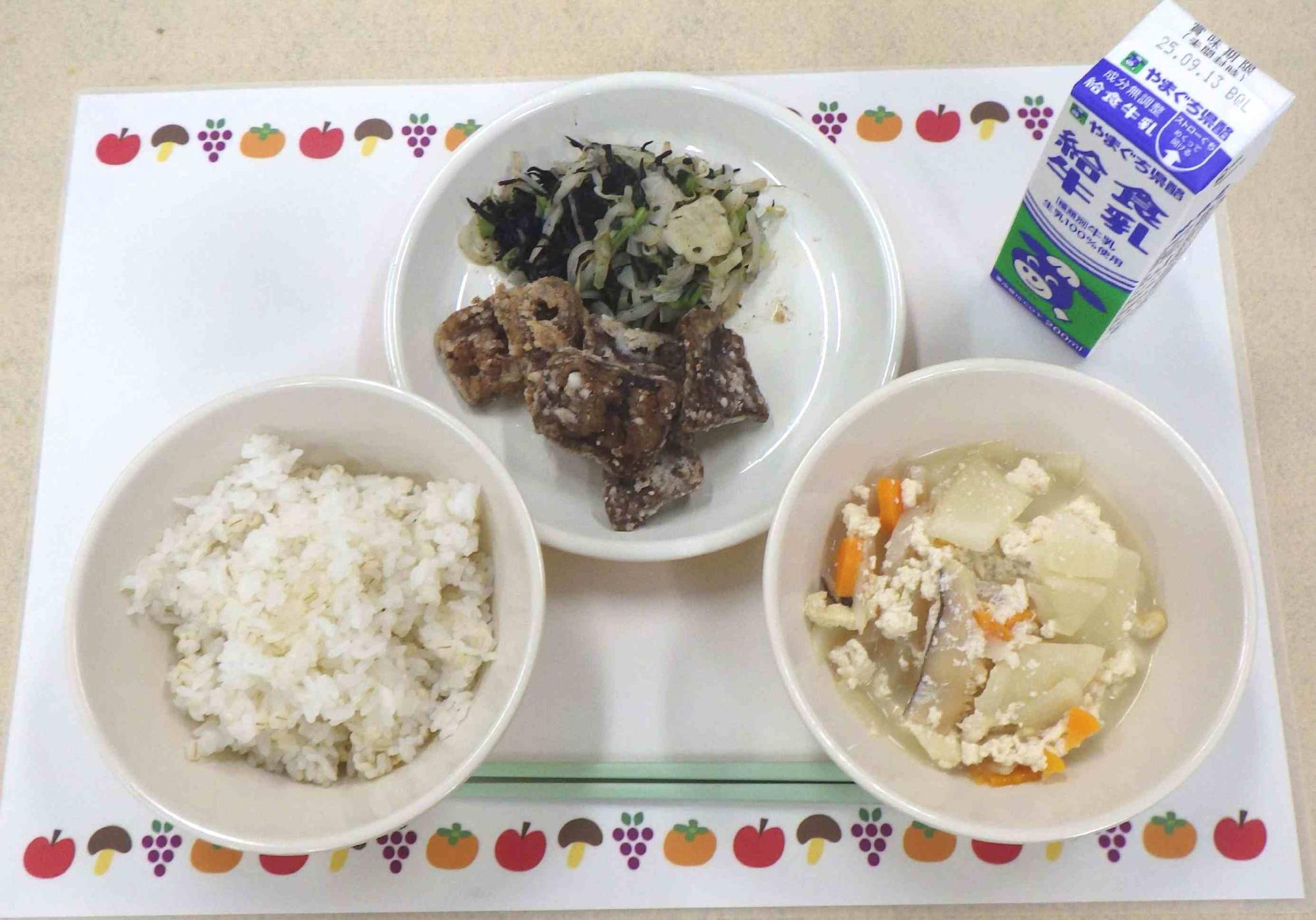 9月5日の給食の写真
