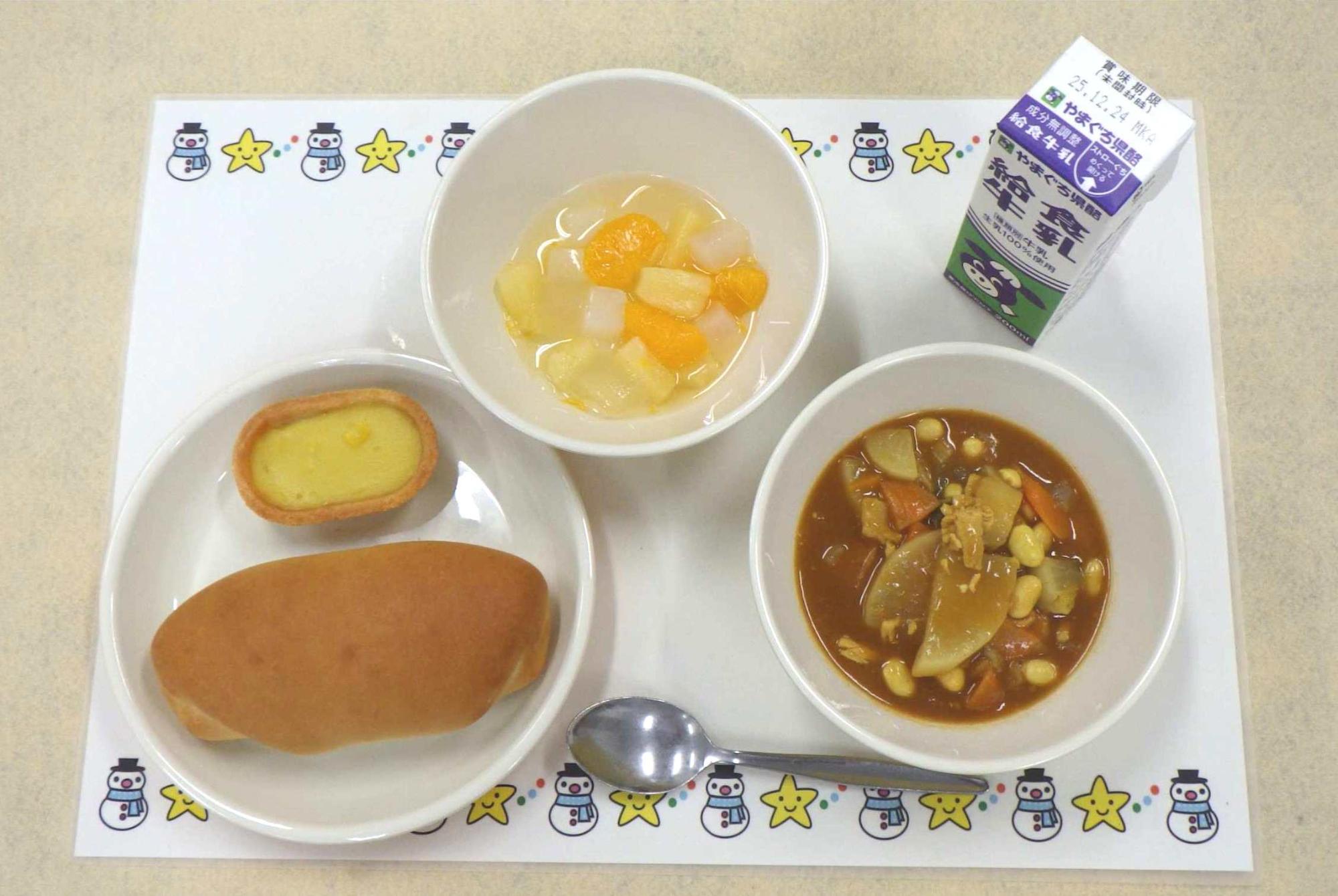 12月16日の給食の写真