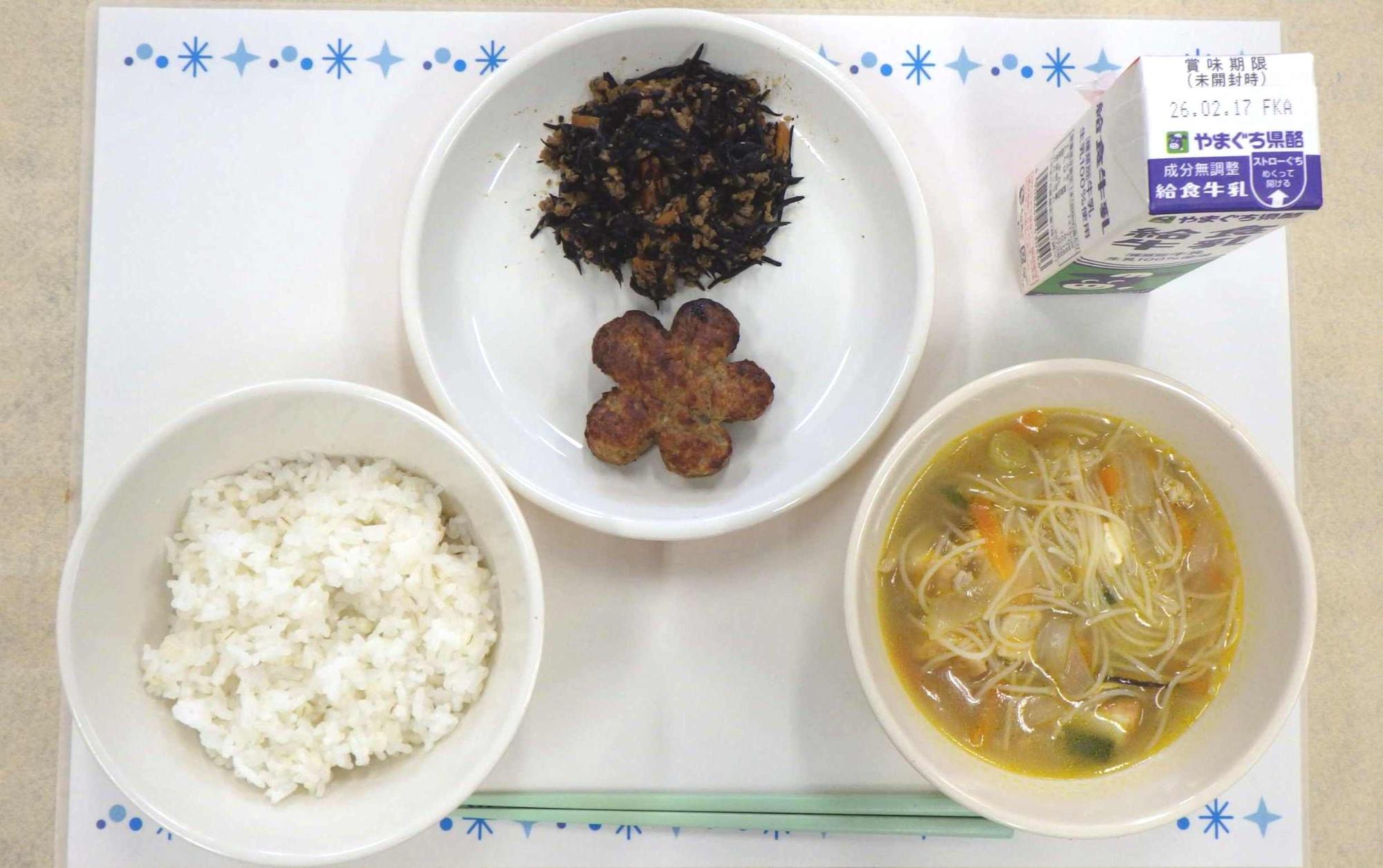 2月9日の給食の写真