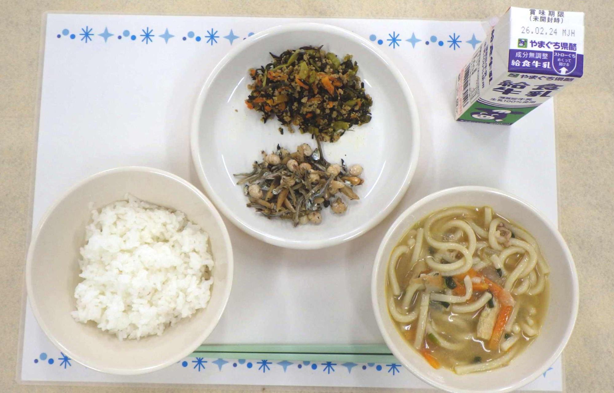 2月16日の給食の写真