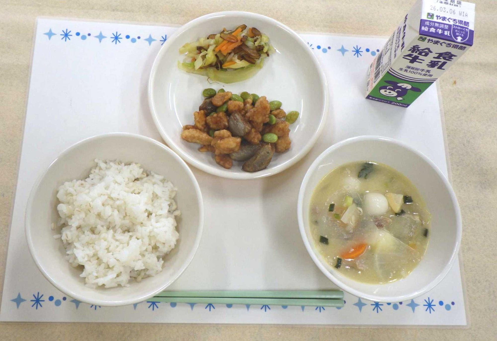 2月25日の給食の写真