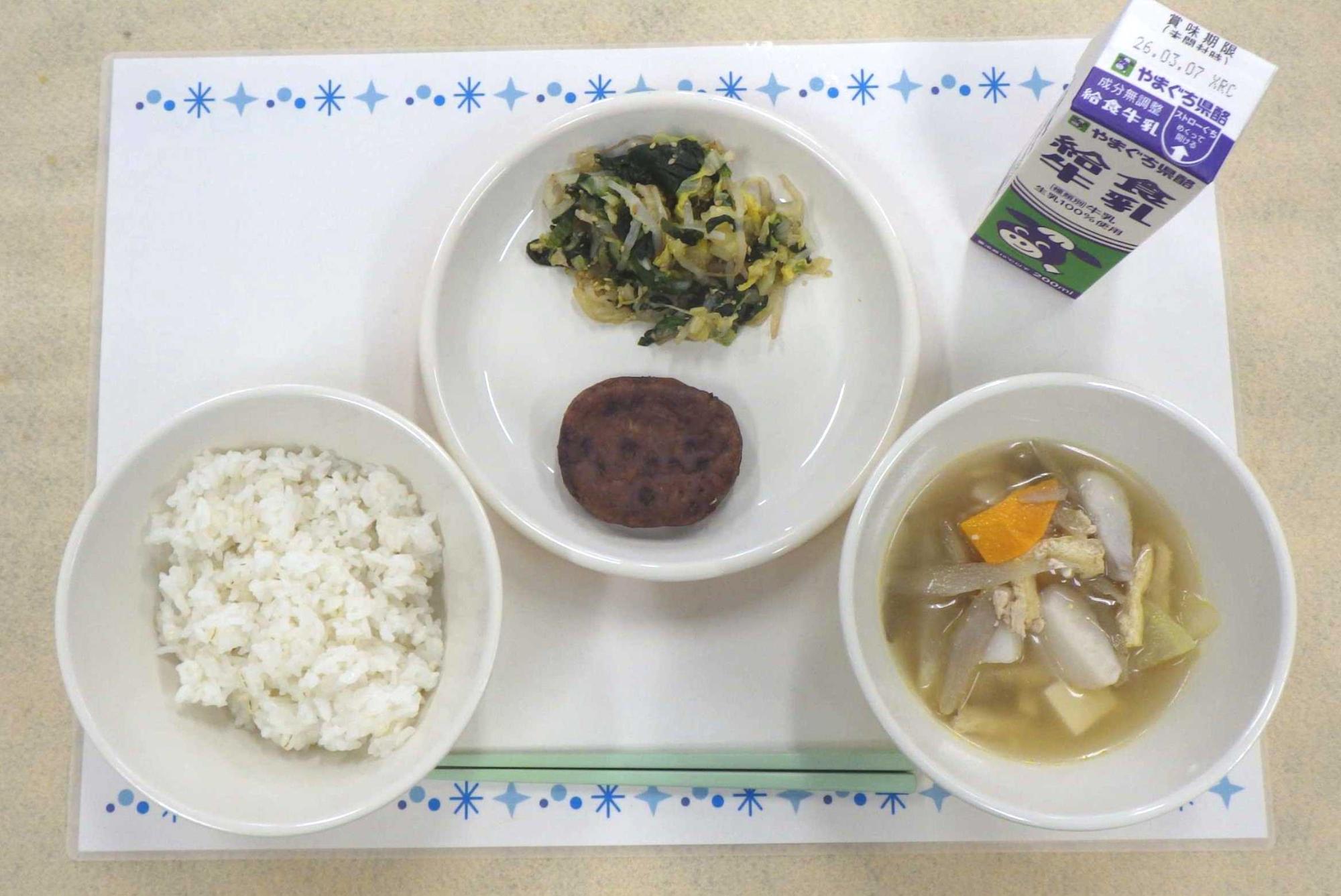 2月27日の給食の写真