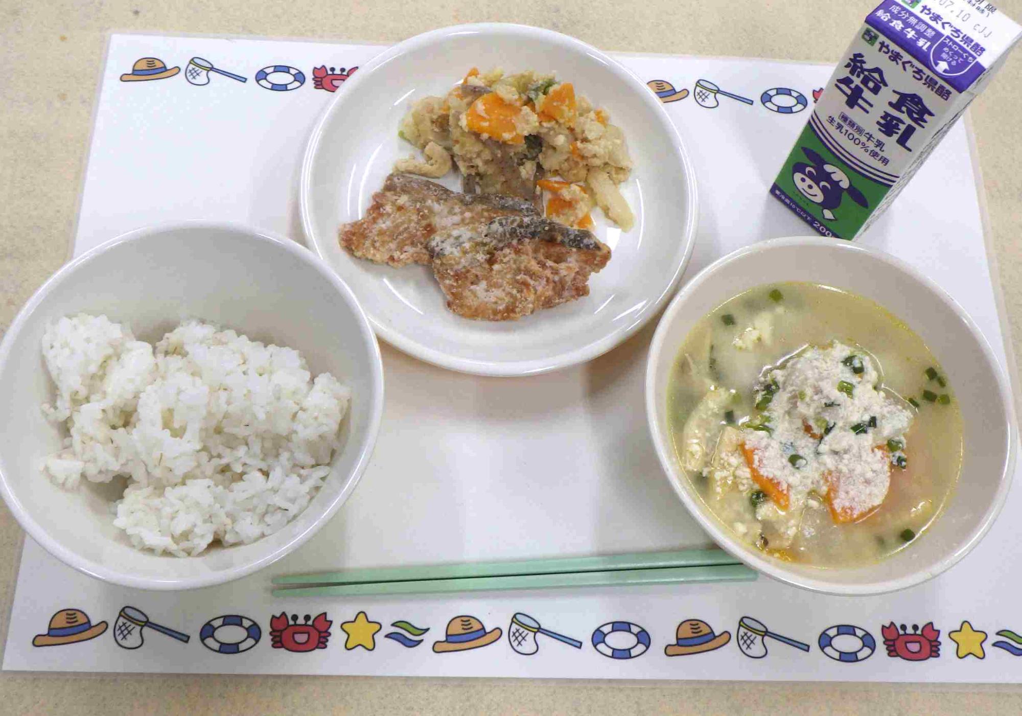 7月1日の給食の写真
