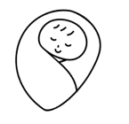 赤ちゃんのイラスト
