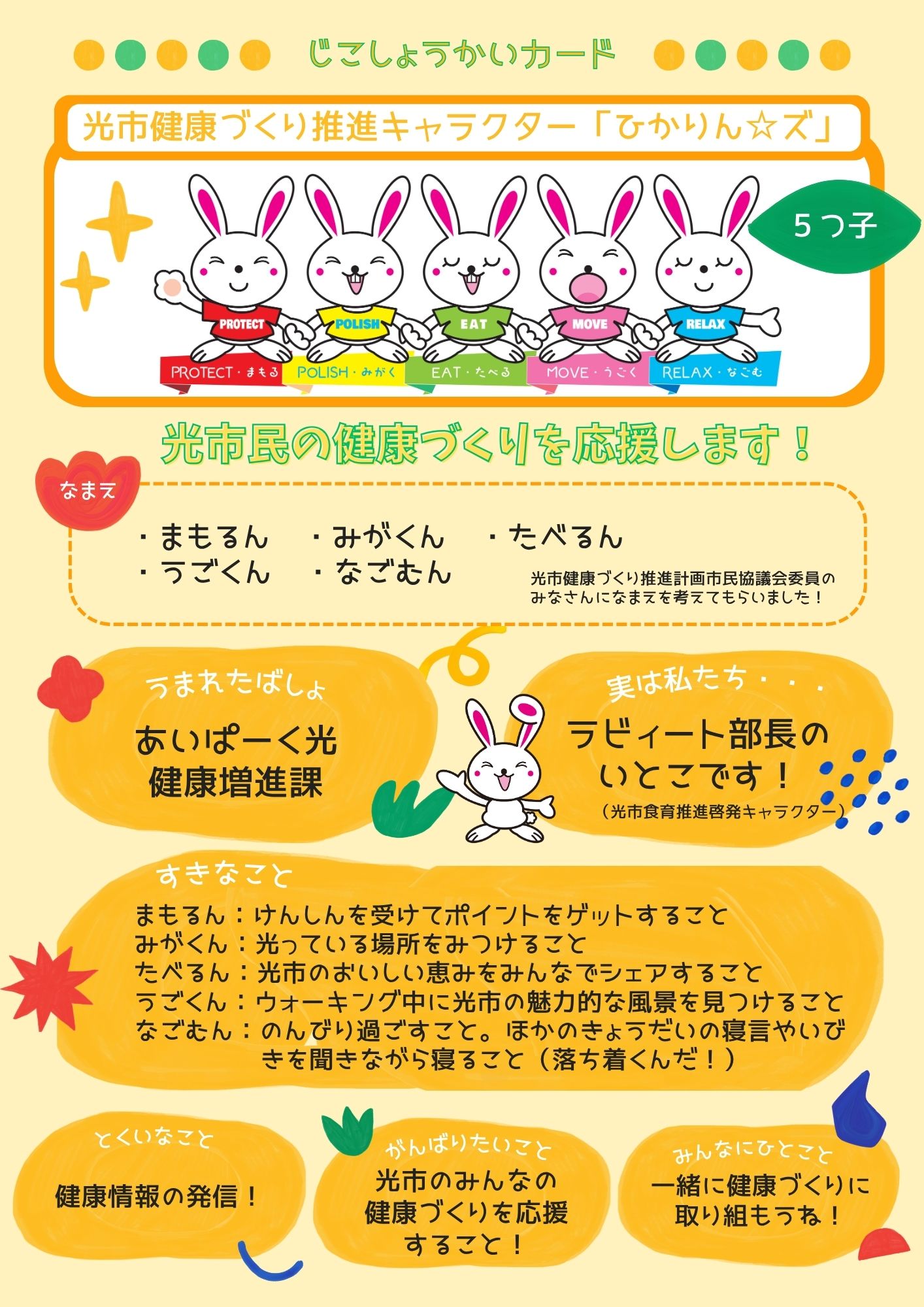ひかりん☆ズ自己紹介1