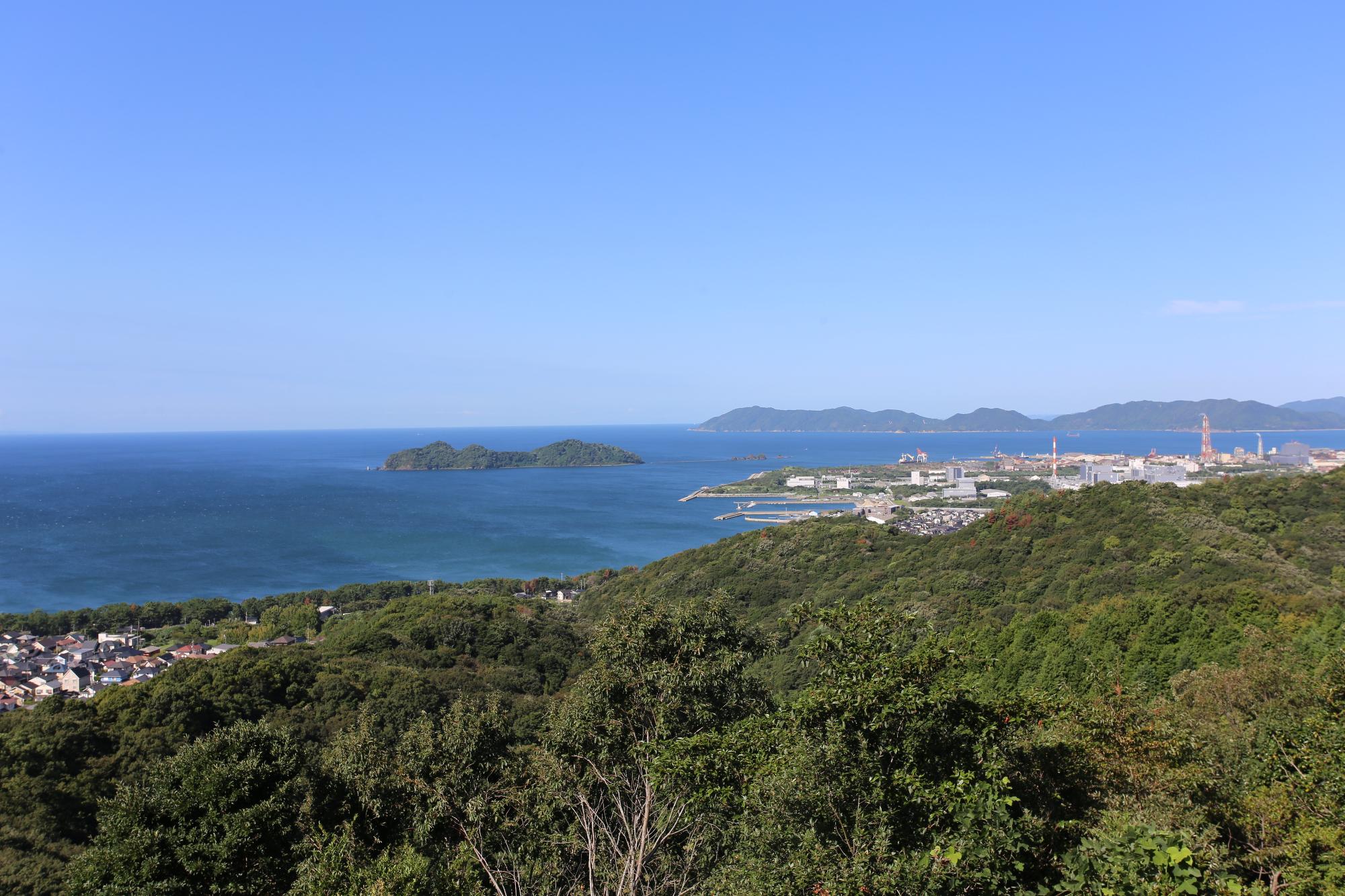 萩の平からの眺め（下松方面）