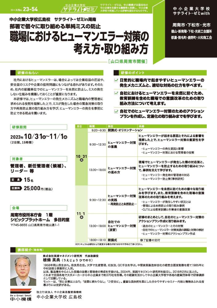 サテライト・ゼミチラシ
